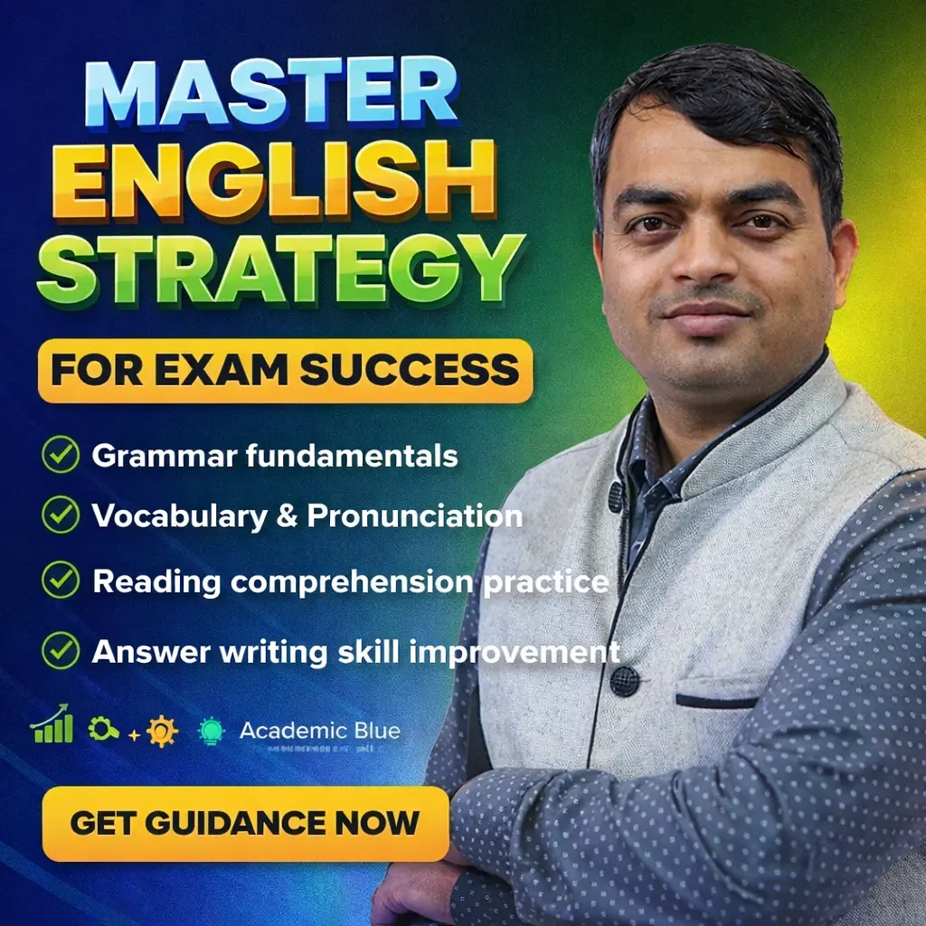 Sikhar Academy Arjunganj Lucknow English exam strategy coaching for grammar, vocabulary, reading comprehension and answer writing by Amar Nath Tiwari