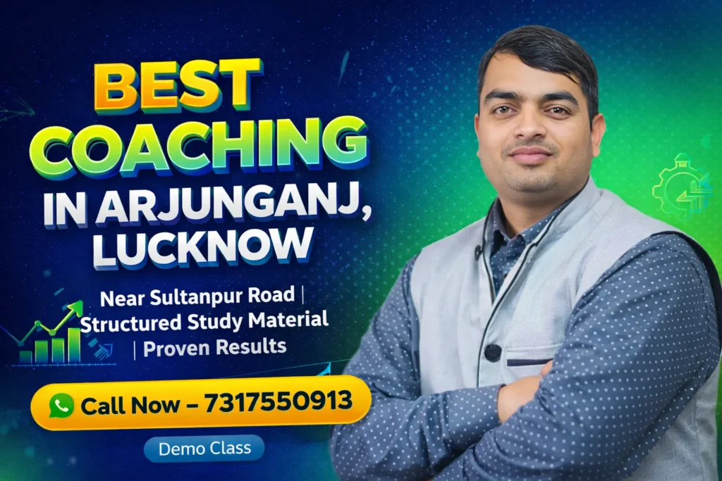 Sikhar Academy best coaching institute in Arjunganj Lucknow near Sultanpur Road offering structured study material and proven results for Class 6 to 12 students by Amar Nath Tiwari