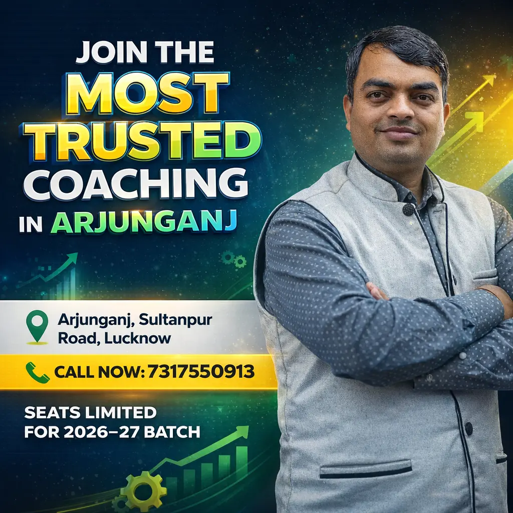 Sikhar Academy most trusted coaching in Arjunganj Lucknow near Sultanpur Road for Class 3 to 12 students by Amar Nath Tiwari admissions open for 2026 to 27 batch