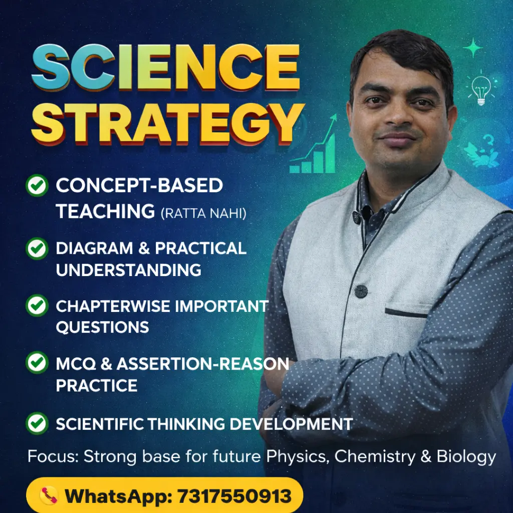 Sikhar Academy Arjunganj Lucknow science coaching with concept based teaching, diagram understanding and MCQ practice for Physics Chemistry and Biology by Amar Nath Tiwari